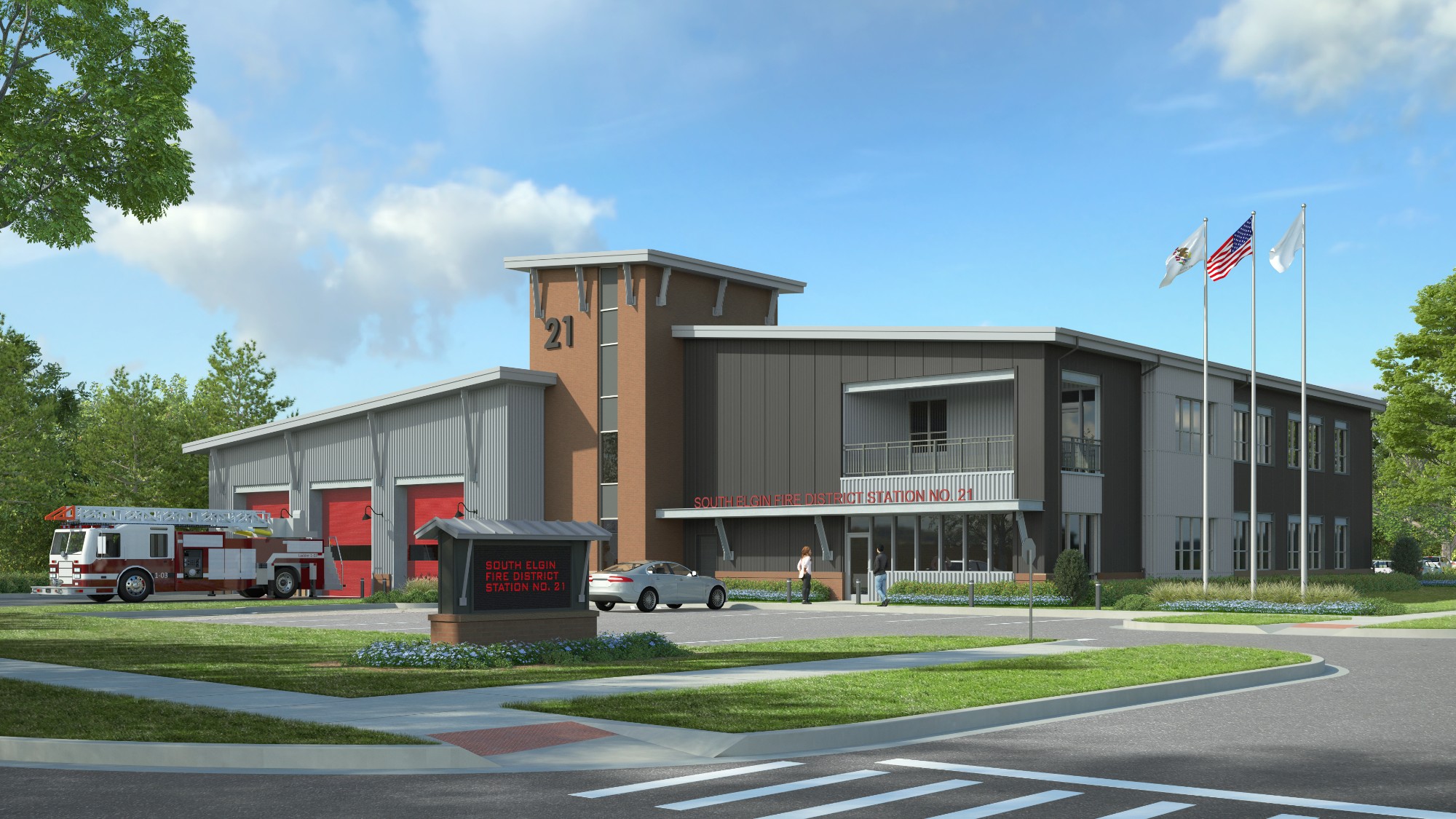 South Elgin and Countryside FPD Fire Station 21 Headquarters - Studio ...